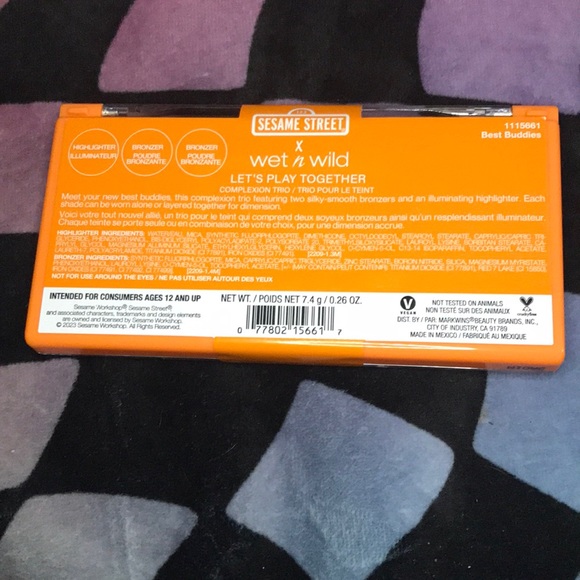 ✨🆕Wet N Wild X Sesame Street Collection “Best Buddies” Bronzer/Highlighter Trio - Picture 5 of 8